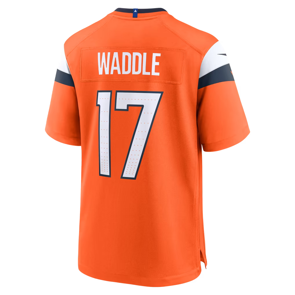Jaylen Waddle #17 Denver Broncos Football Jersey