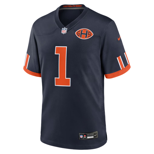 Jaylon Johnson #1 Chicago Bears 2026 Rivalries NFL jersey