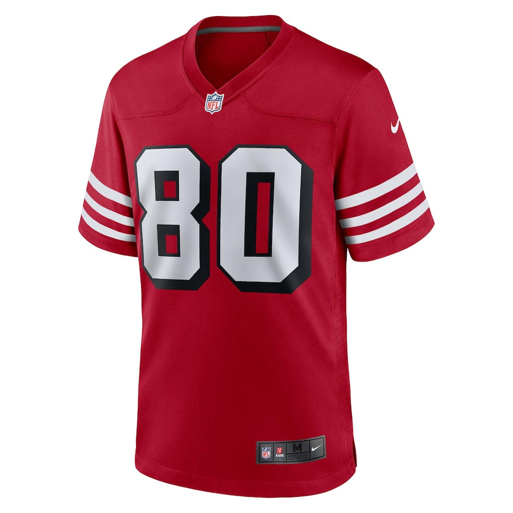 Jerry Rice #80 San Francisco 49ers Red Football Fan Jersey - Red