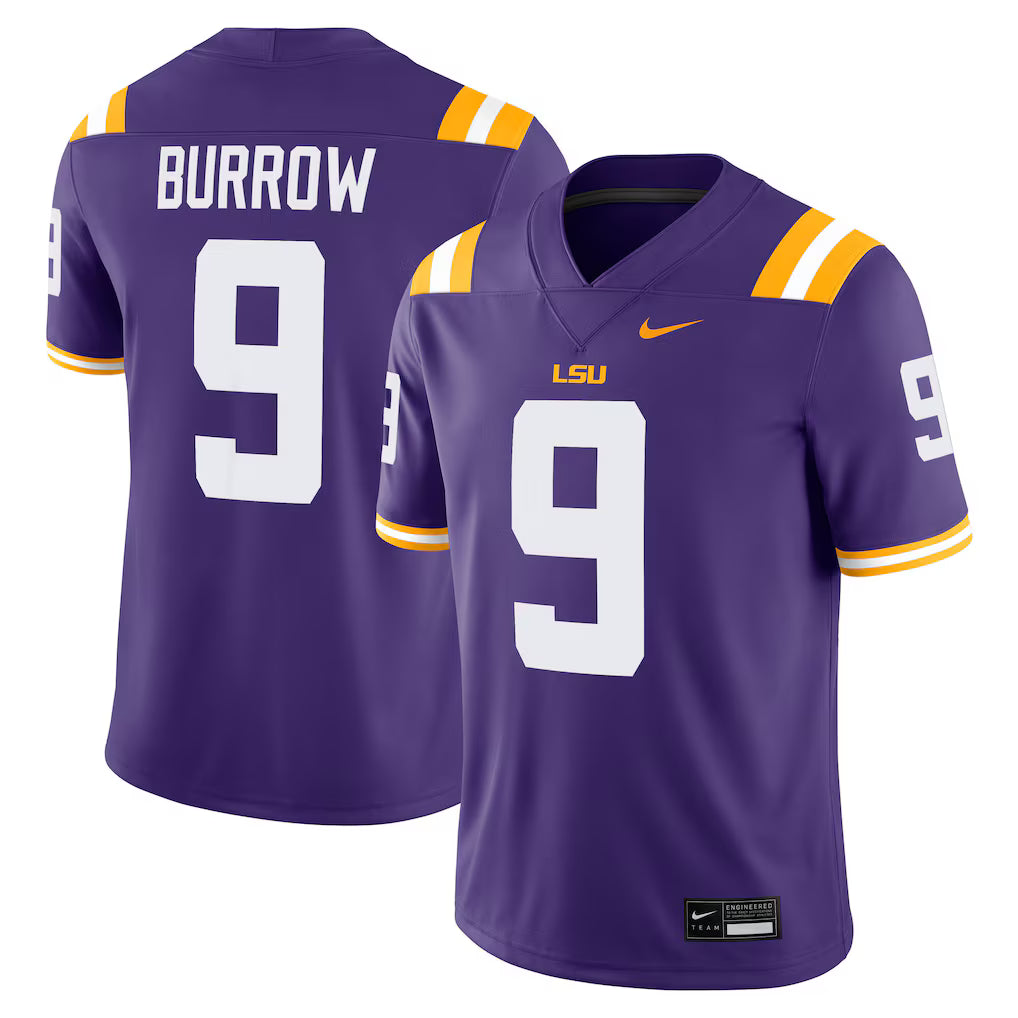 Joe Burrow LSU Tigers Alumni Game Jersey - Purple - NCAA