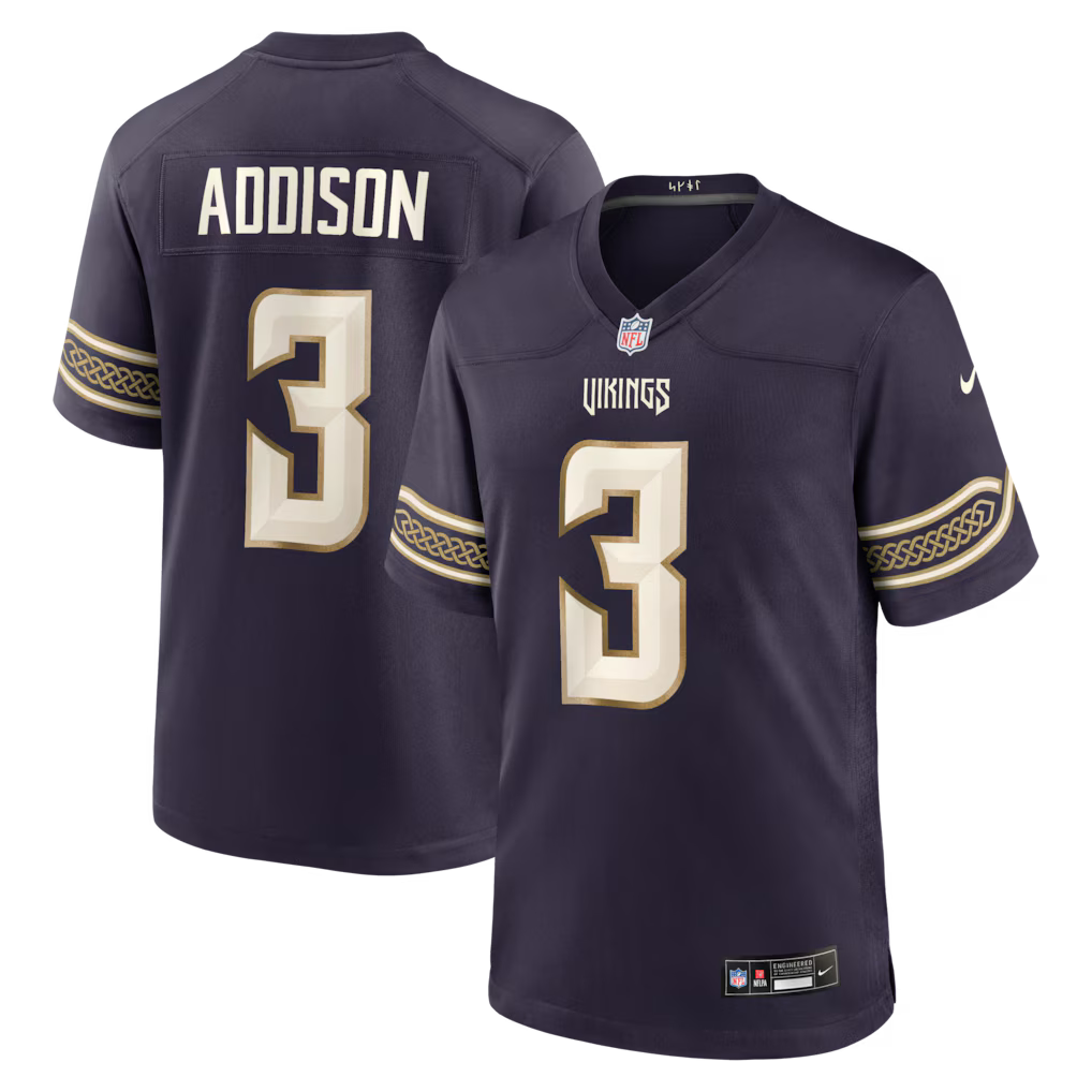 Minnesota Vikings Rivalries 2026 Football Jerseys