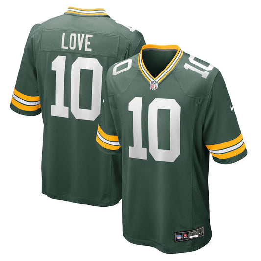 Jordan Love Green Bay Packers Player Game Jersey - Green - NFL