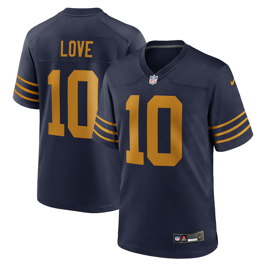 Jordan Love Green Bay Packers The 1923 Classic Game Jersey - Navy - NFL