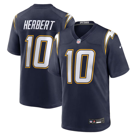 Justin Herbert Los Angeles Chargers Alternate Super Chargers Game Player Jersey - Navy - NFL