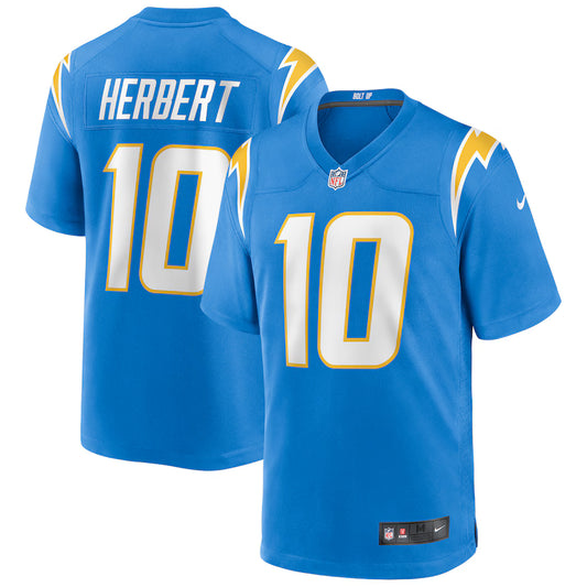Justin Herbert Los Angeles Chargers Player Game Jersey - Powder Blue - NFL