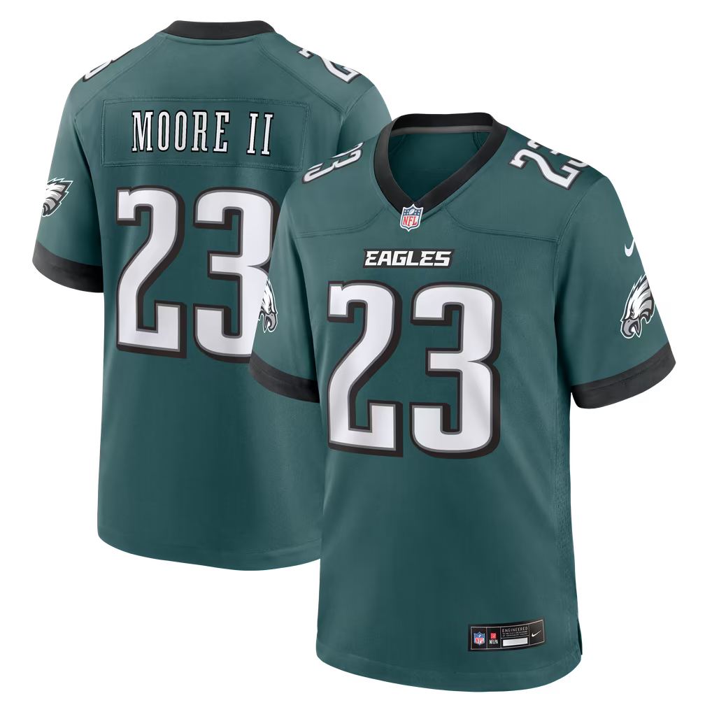 Kenny Moore II #23 Philadelphia Eagles Football Jersey