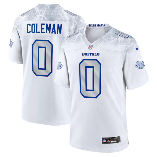 Keon Coleman Buffalo Bills 2025 Rivalries Collection Game Jersey - White - NFL