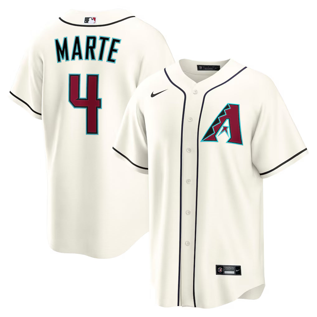 Ketel Marte Arizona Diamondbacks  Jersey - Cream - MLB
