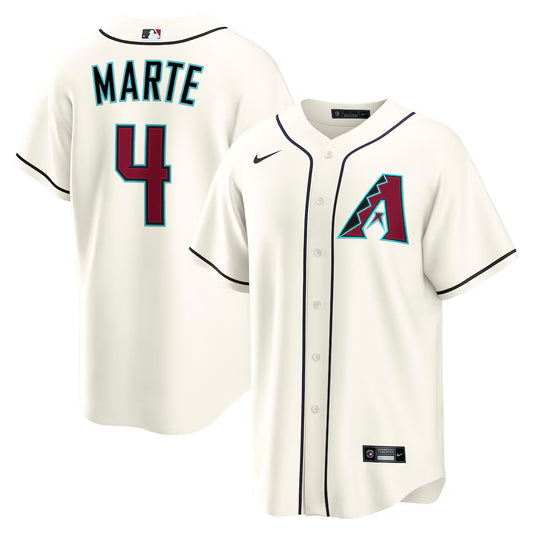 Ketel Marte Arizona Diamondbacks  Jersey - Cream - MLB