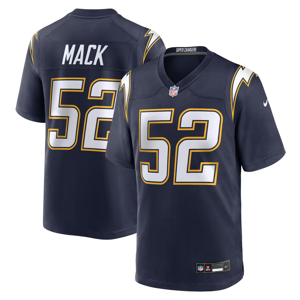 Khalil Mack #52 Los Angeles Chargers Football Jersey