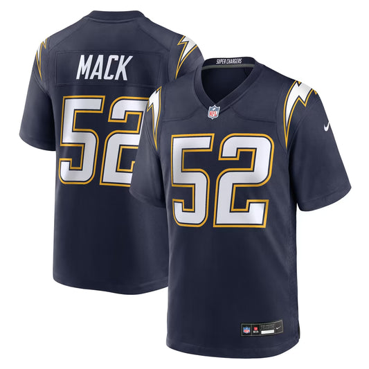 Khalil Mack #52 Los Angeles Chargers Football Jersey