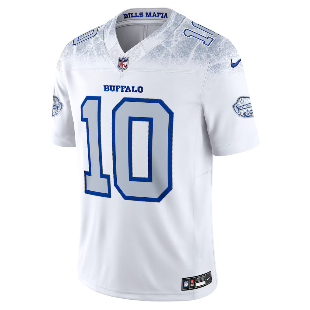 Khalil Shakir #10 Buffalo Bills White Football Game Jersey