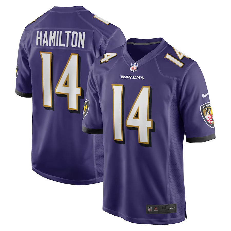 Kyle Hamilton Baltimore Ravens Player Game Jersey - Purple - NFL