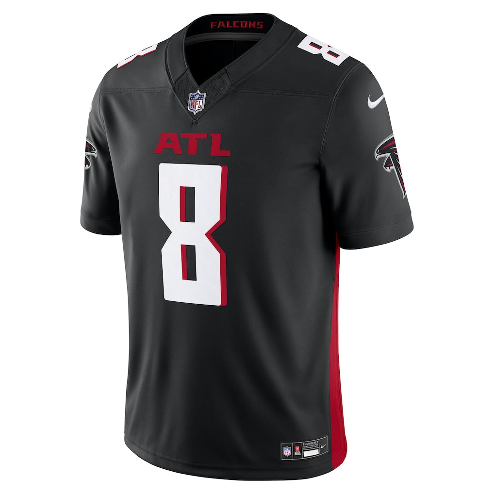 Kyle Pitts Sr. #8 Atlanta Falcons Custom Name & Number Black Football Fan Jersey