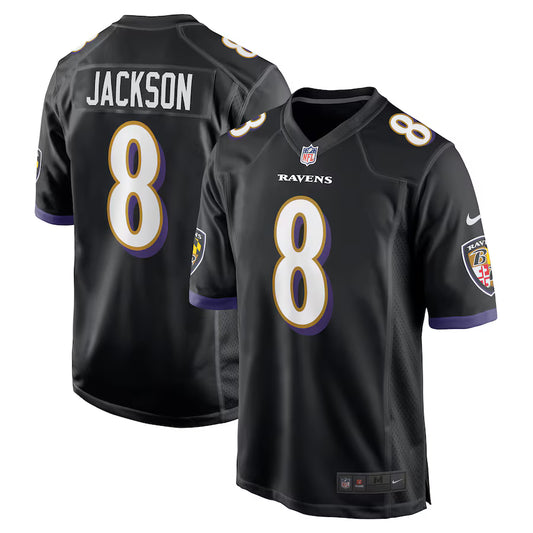 Lamar Jackson Baltimore Ravens Alternate Game Jersey - Black - NFL