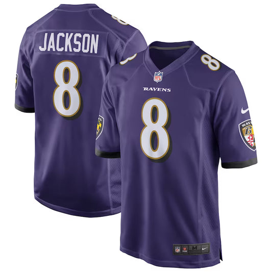 Lamar Jackson Baltimore Ravens Game Jersey - Purple - NFL