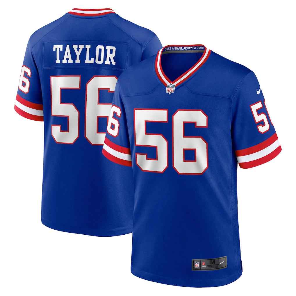 Lawrence Taylor #56 New York Giants Custom Name & Number Football Jersey