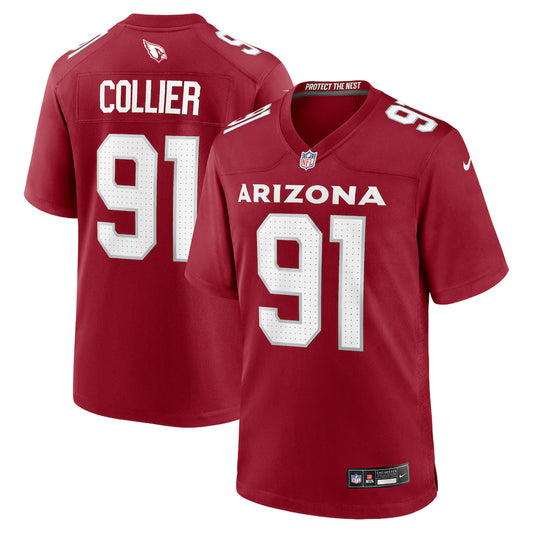 L.J. Collier Arizona Cardinals Team Game Jersey - Cardinal -NFL