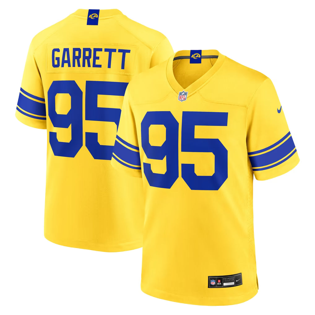 Myles Garrett #95 Los Angeles Rams Football Jersey