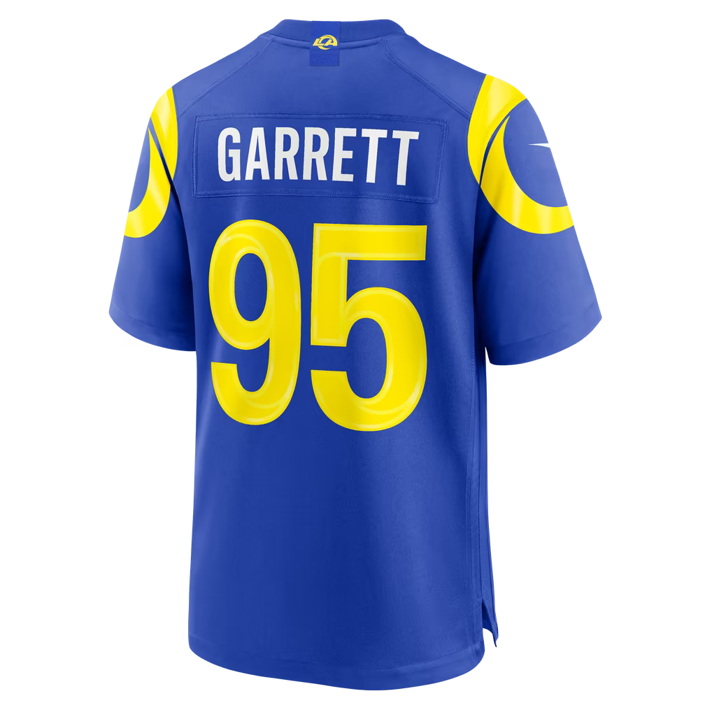Myles Garrett #95 Los Angeles Rams Football Jersey