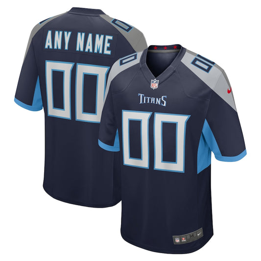 Tennessee Titans Custom Jersey - Navy - NFL