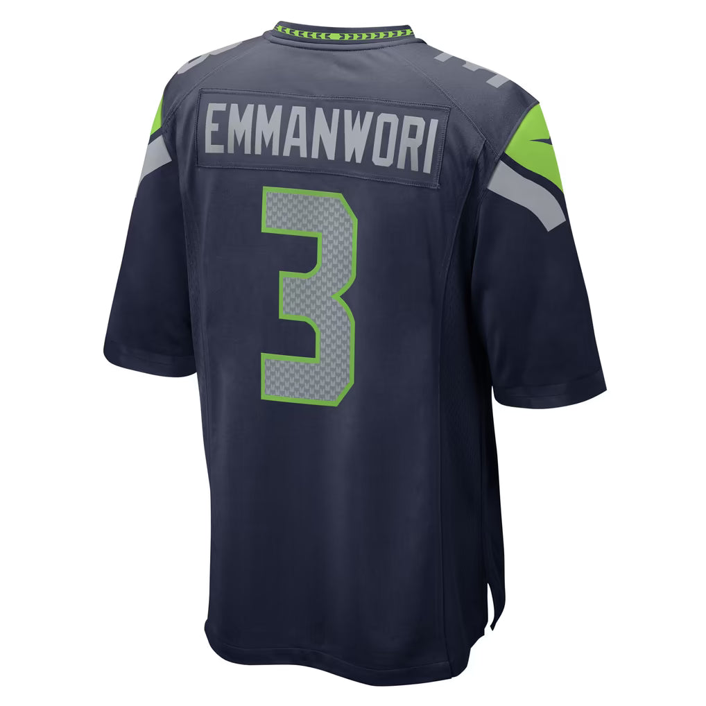 Nick Emmanwori #3 Seattle Seahawks Football Jersey