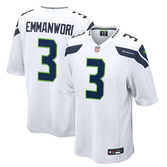 Nick Emmanwori #3 Seattle Seahawks Football Jersey