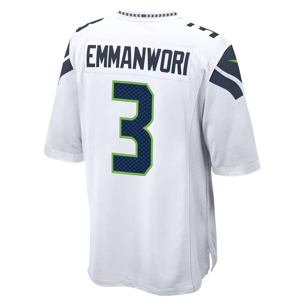 Nick Emmanwori #3 Seattle Seahawks Football Jersey