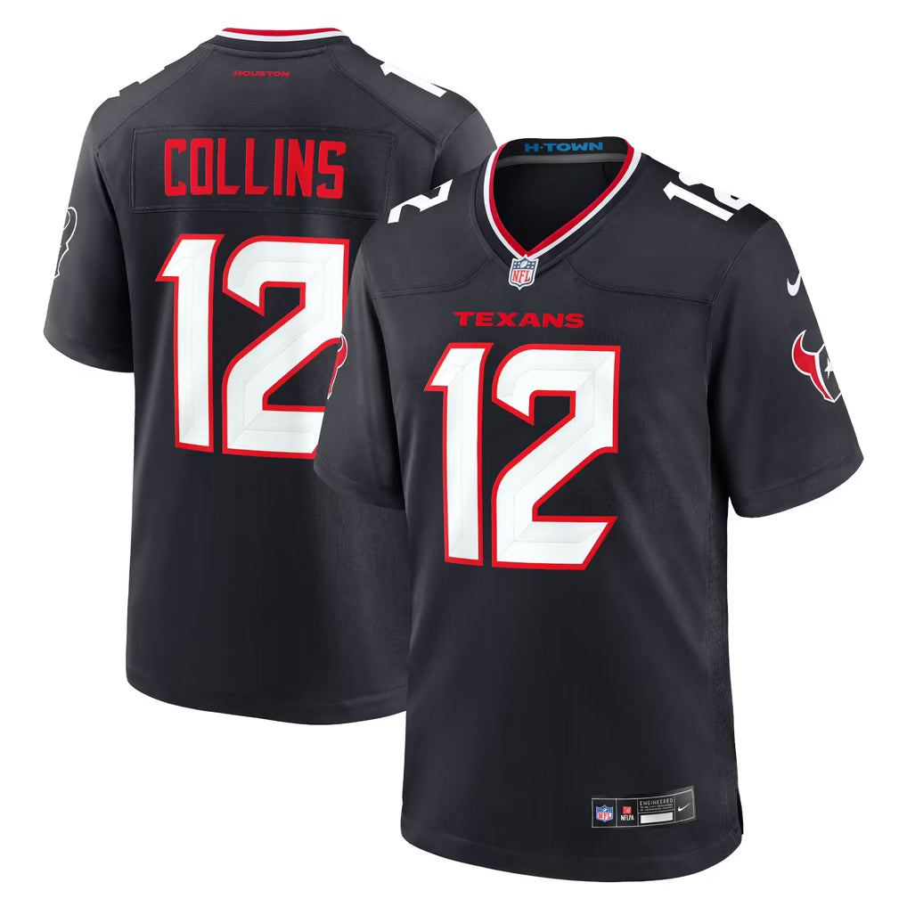 Nico Collins Houston Texans Alternate Game Jersey - Red