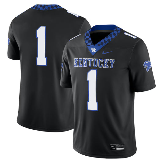 #1 Kentucky Wildcats Alternate Game Jersey - Black - NCAA