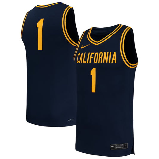 #1 Cal Bears Basketball Jersey - Navy - NCAA