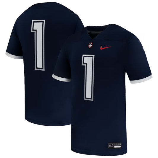 #1 UConn Huskies Game Jersey - Navy -