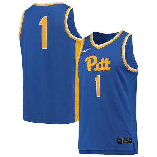 #1 Pitt Panthers Basketball Jersey - Royal -