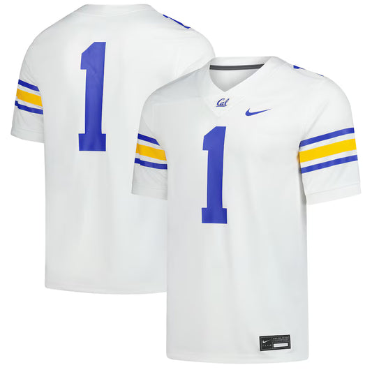 #1 Cal Bears Game Jersey - White - NCAA