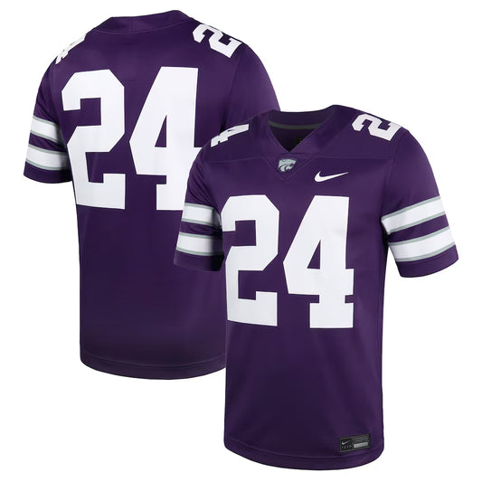 #24 Kansas State Wildcats Untouchable Football Jersey – Purple - NCAA