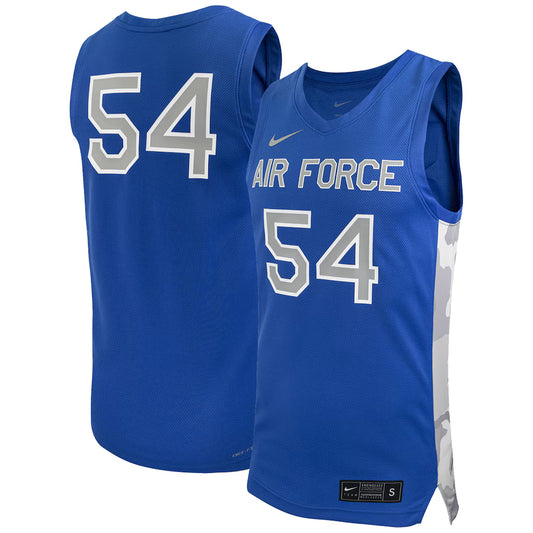 #54 Air Force Falcons Basketball Jersey - Royal - NCAA