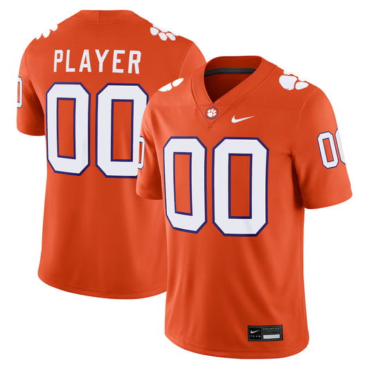 Clemson Tigers NIL Pick-A-Player Game Jersey - Orange - NCAA