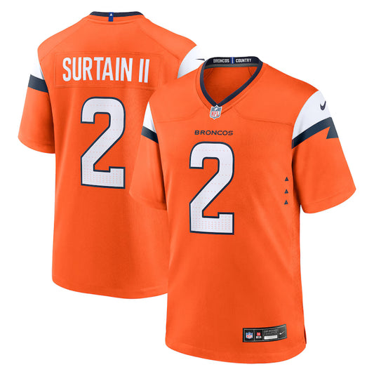 Patrick Surtain II Denver Broncos Mile High Collection Game Jersey - Orange - NFL