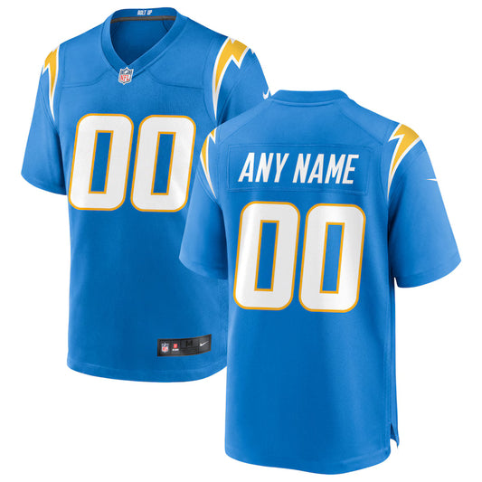 Los Angeles Chargers Custom Game Jersey - Powder Blue - NFL