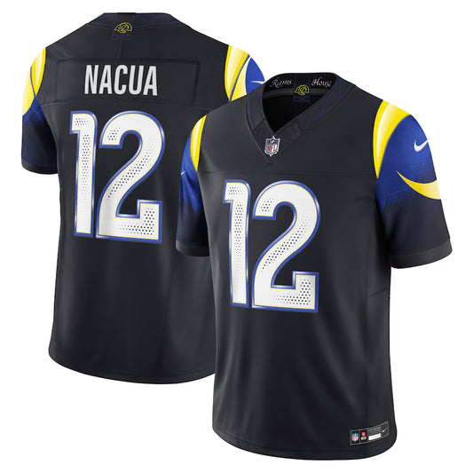 Puka Nacua Los Angeles Rams 2025 Rivalries Collection Limited Jersey - Midnight Blue - NFL