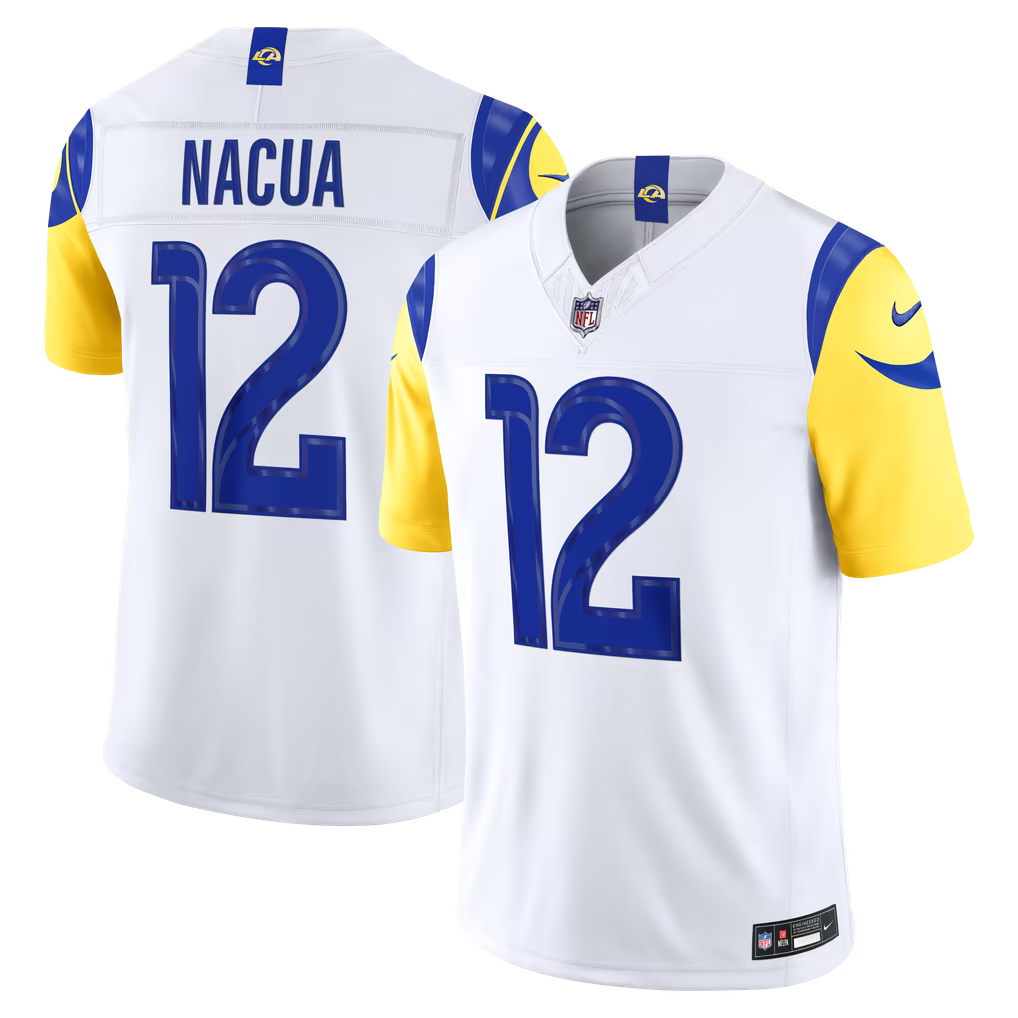 Puka Nacua #12 Los Angeles Rams Football Jerseys