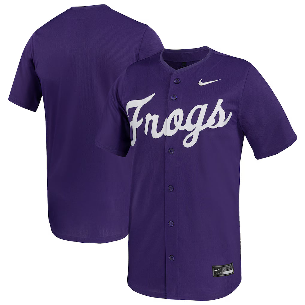 TCU Horned Frogs Limited Baseball Jersey - Purple -
