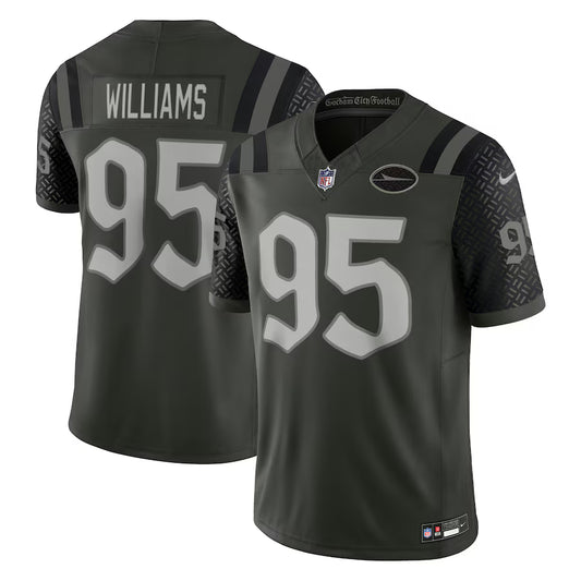 Quinnen Williams New York Jets 2025 Rivalries Collection Limited Jersey - Gotham Green - NFL