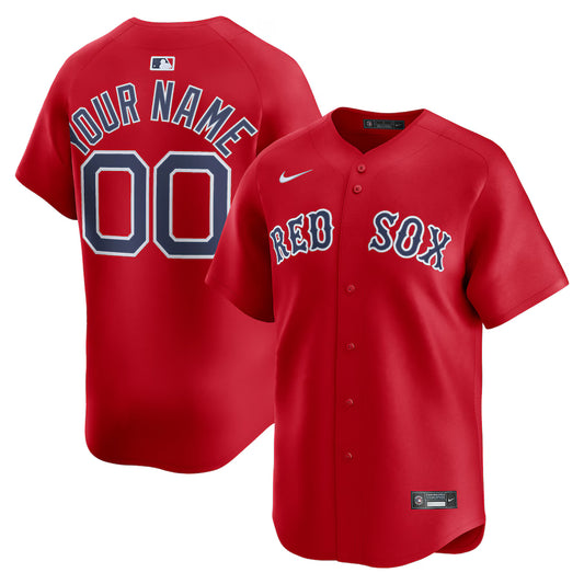 Boston Red Sox Limited Custom Jersey - Red