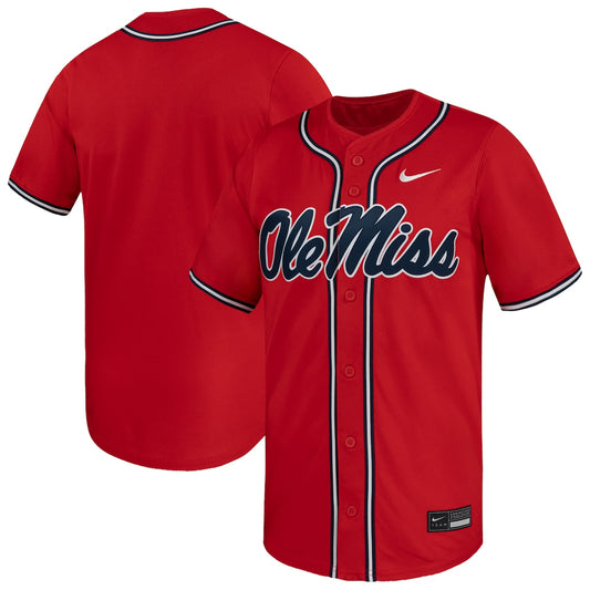 Ole Miss Rebels Limited Baseball Jersey - Red -