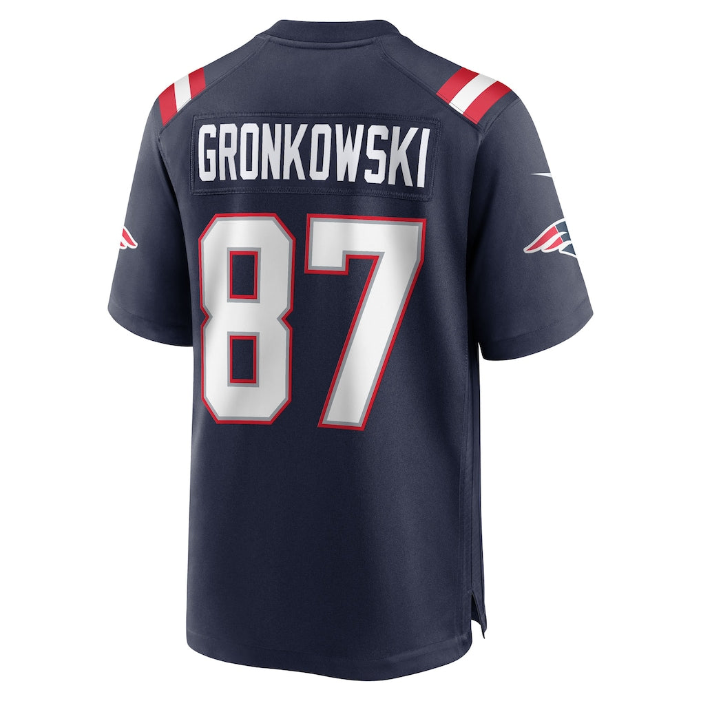 Rob Gronkowski #87 New England Patriots Football Jersey