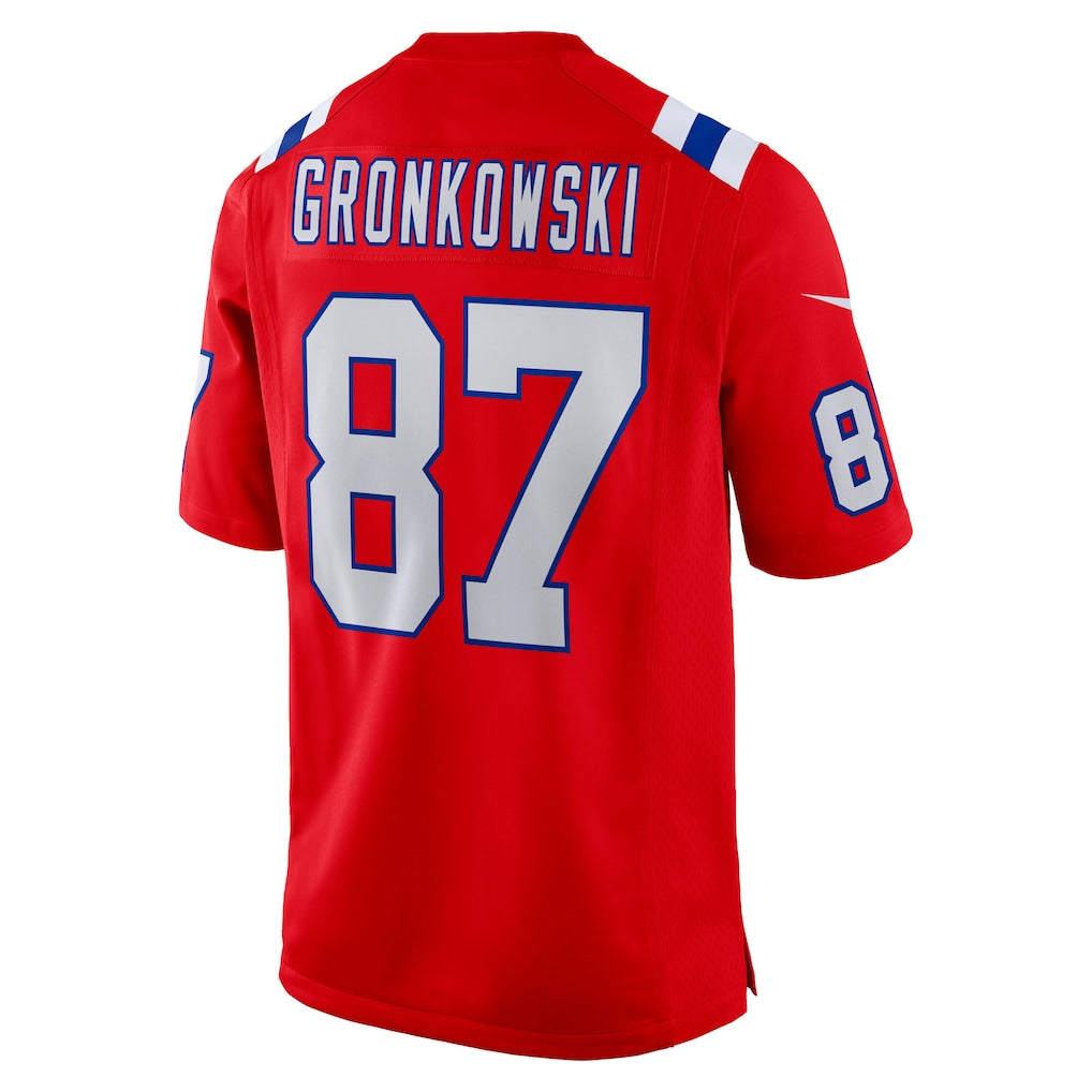 Rob Gronkowski #87 New England Patriots Football Jersey