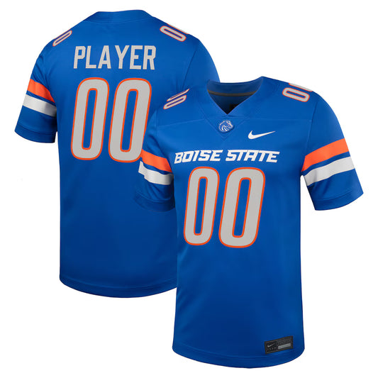 Boise State Broncos NIL Pick-A-Player Football Game Jersey - Royal - NCAA
