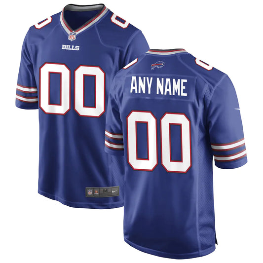 Buffalo Bills Nike Custom Game Jersey - Royal - NFL