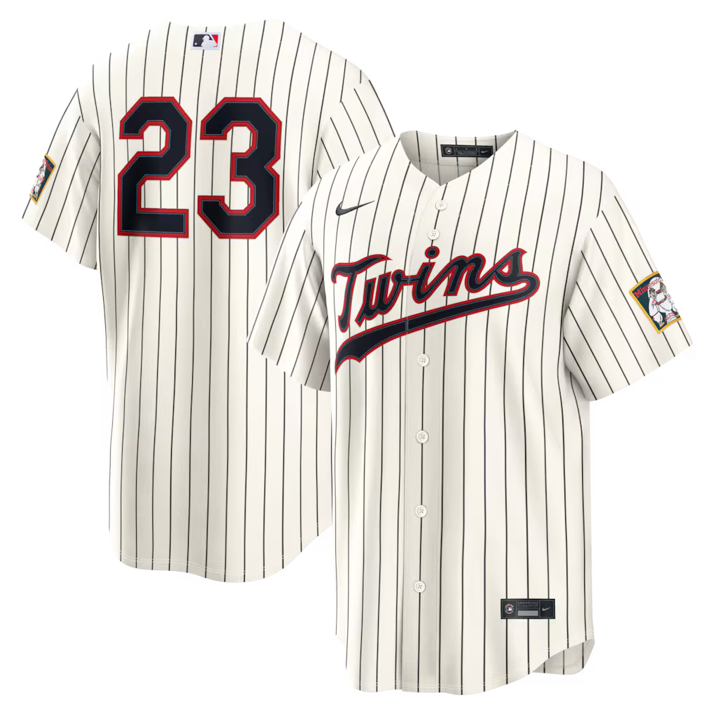 Royce Lewis #23 Minnesota Twins Baseball Jersey - Cream